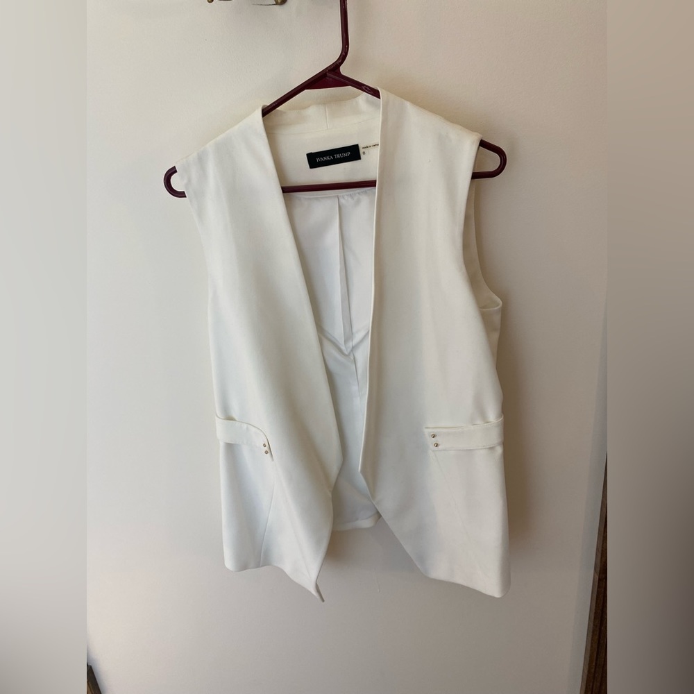 Ivanka Trump White Vest